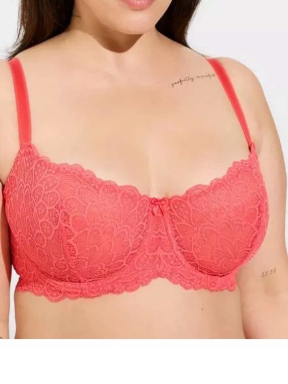 Torrid Curve Balconette Unlined Lace‎ Bra